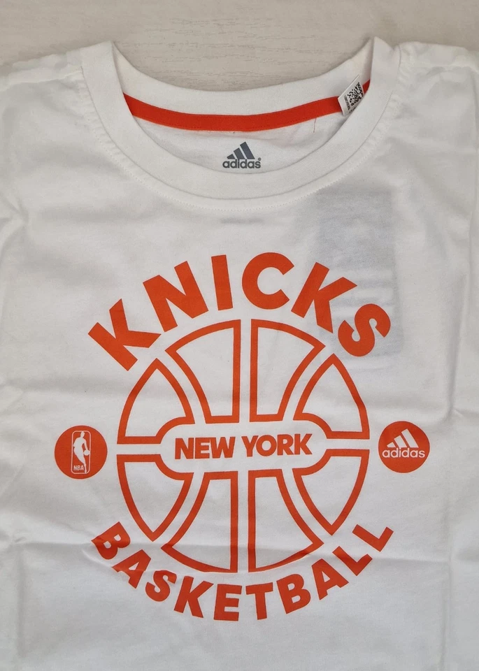 10221 ADIDAS BASKET NEW YORK KNICKS BASKET USA T-SHIRT MAGLIA - Immagine 2 di 3