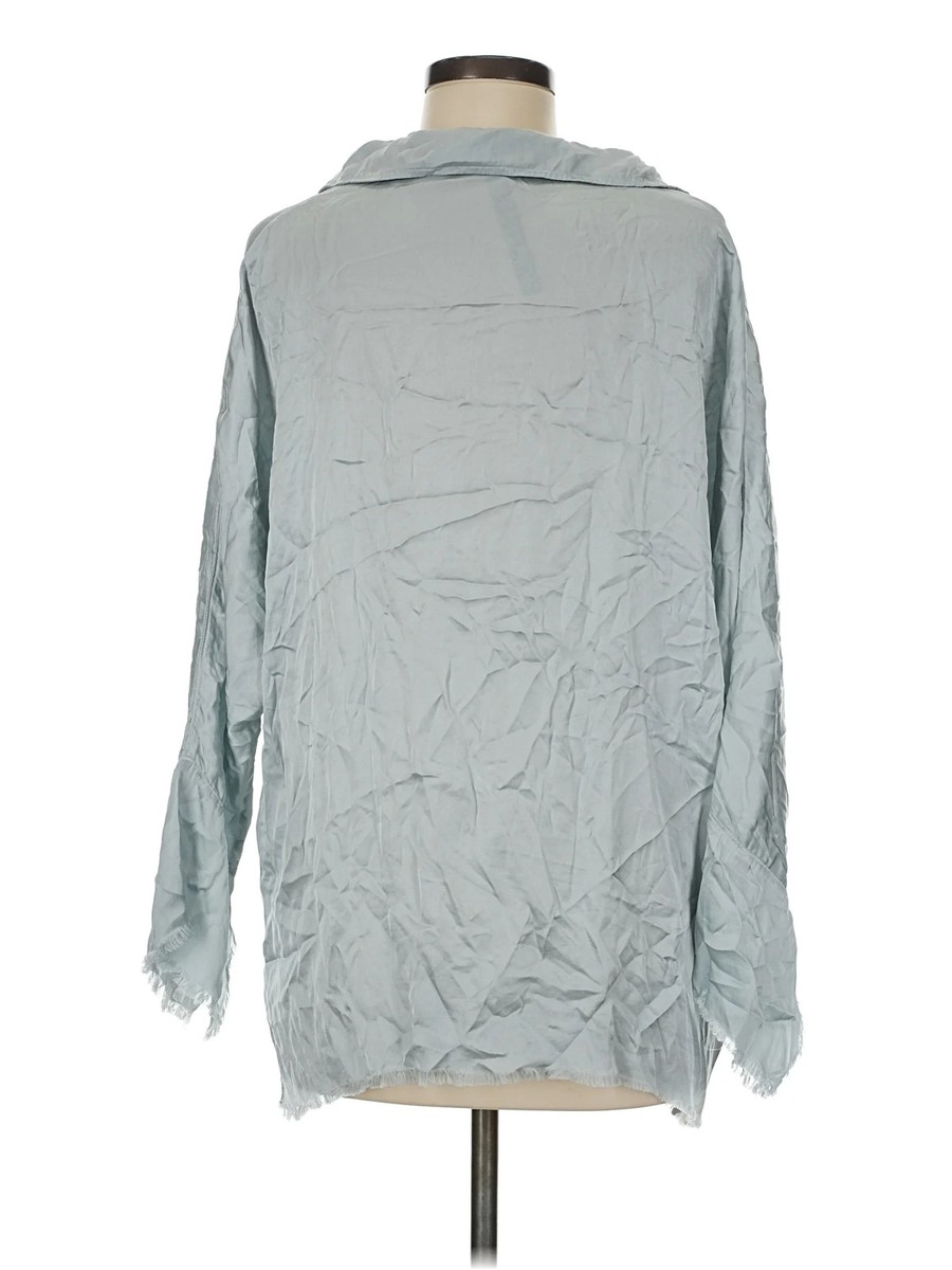 Jaga Women Gray 3/4 Sleeve Blouse 8 View 2