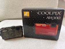 Nikon COOLPIX AW100 Camouflage GPS Waterproof Shockproof From Japan