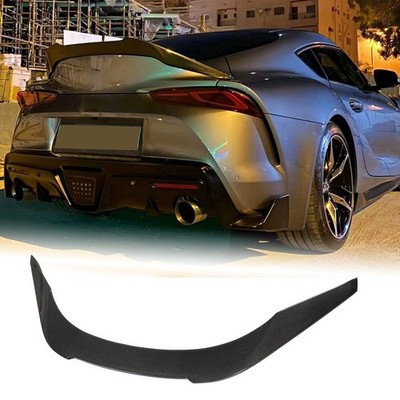 For 20-24 Toyota Supra A90 A91 Real Carbon Fiber Rear Trunk Spoiler Highkick Lip