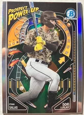 2024 Bowman Chrome Prospect Power-Up #PP11 Ethan Salas Padres