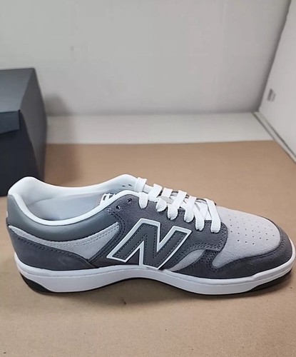 Talla 10.5 New Balance 480 Castlerock Raincloud BB480LEC Gris Blanco Unisex Para hombres - Imagen 9 de 10