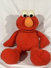 Vintage Fisher-Price Sesame Street Elmo 28" Plush Toy - 2002 Read Description