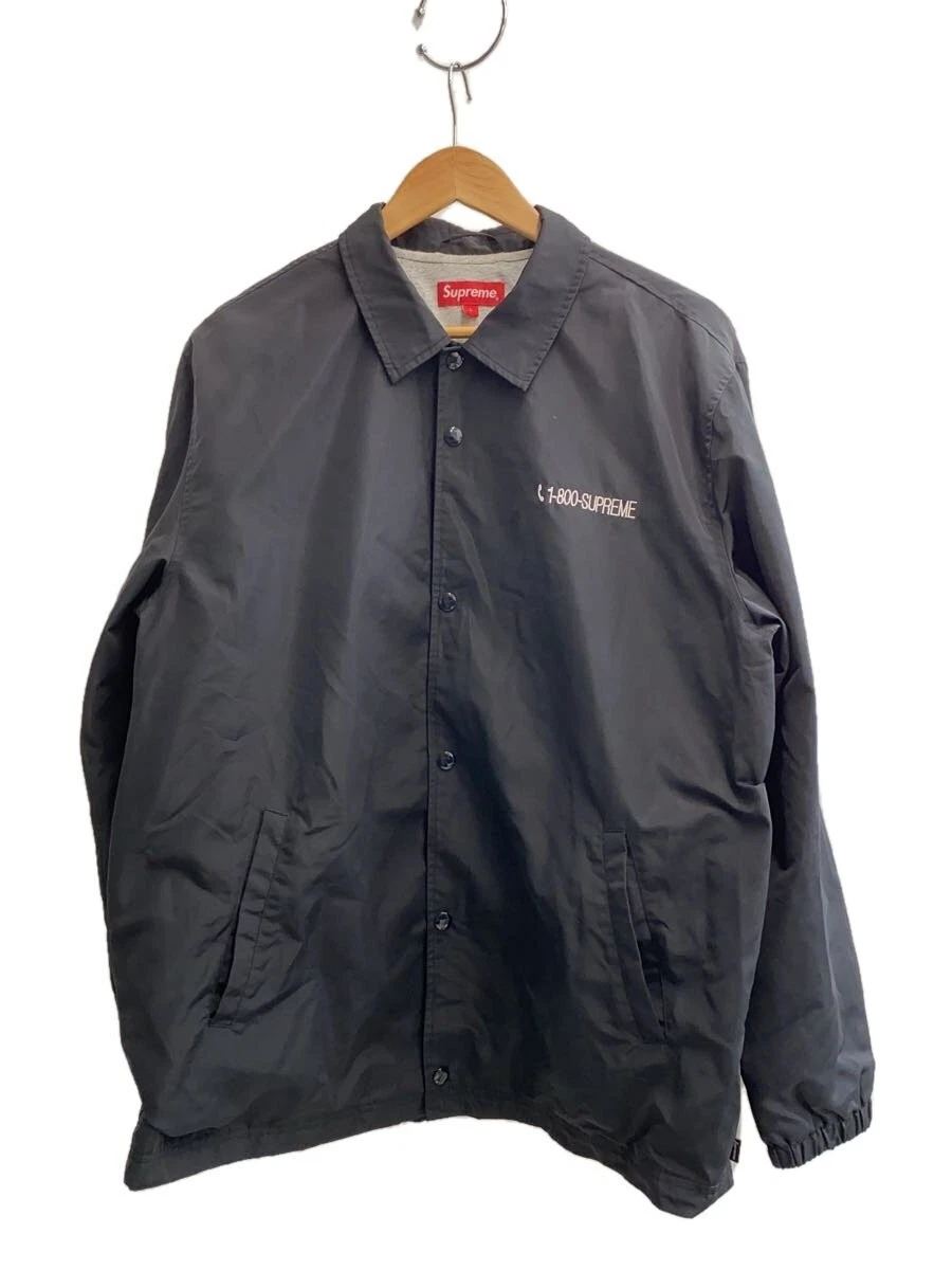 COACH Giacca giacca allenatore Supreme 19AW 1 800 L poliestere BLK