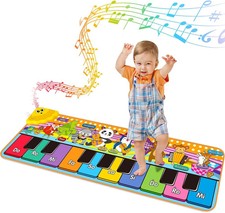 Kids Floor Piano Mat Musical Keyboard Playmat With 25 Music Sounds Sensory Toy