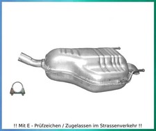 Endschalldämpfer Opel Zafira B 1.6 1.8 2.2 Auspuff Endtopf Schelle