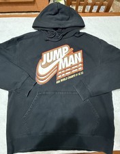 Nike Jordan Uomo Felpa con Cappuccio "Jumpman" – Nero, Taglia XL