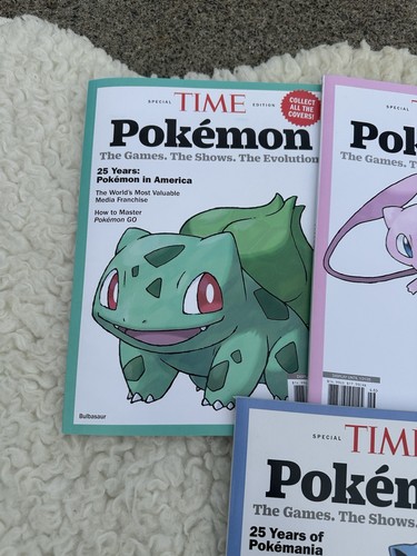 2025 Time Magazine POKEMON GAMES Shows EVOLUTION 6 Covers SPECIAL EDITION! - Picture 2 of 6