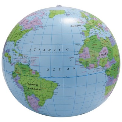 Aufblasbarer Spielzeug Globus Tellurion Training Geographie Karte Ballon Wasser 40cm U4Z2