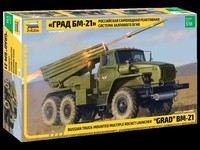 1:35 Zvezda Bm-21 Grad Multiple Rocket Launcher Kit ZS3655 Modellbau