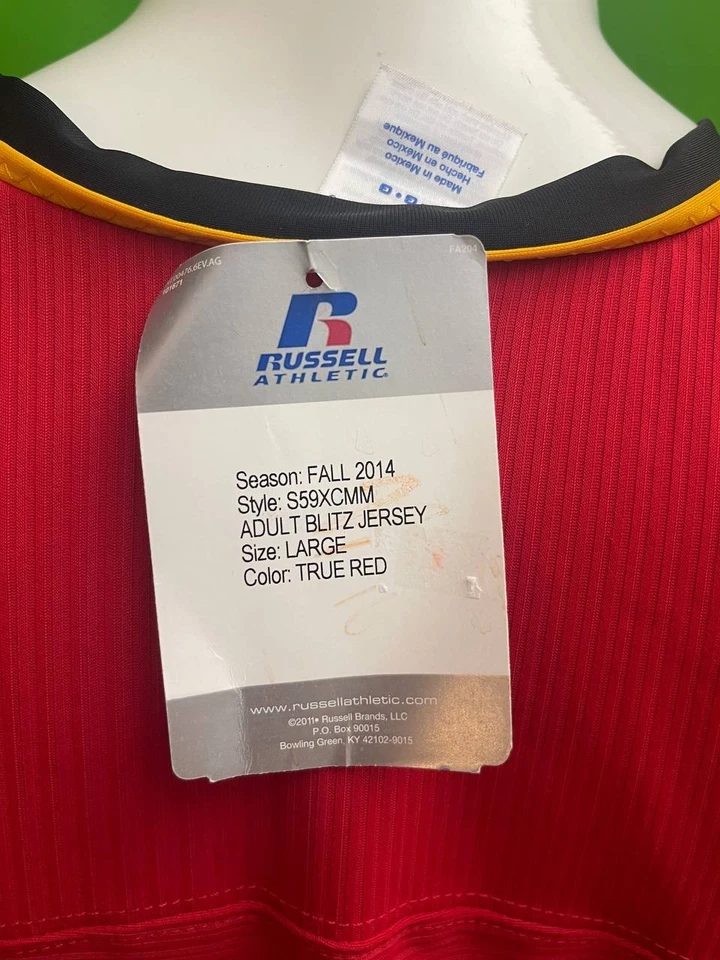 Camiseta Russell Athletic Centennial 59 Otoño 2014 Roja Adulto Blitz Talla: L - JS2 Foto 3 de 3