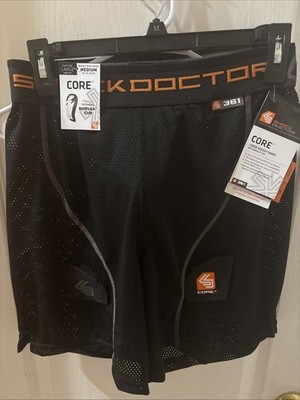 NWT Shock Doctor Core Compression Hockey Short BioFlex Cup Mens Medium Black 361