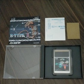 R Type I 1 W/Case Manual PC Engine Hu Card Retro Used Game Good NTSC-J Japan