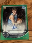 Liam McNeeley 2025-26 Bowman NBA RC Green Mojo /99 Refractor AUTO Hornets Rookie