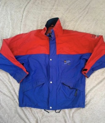 Vintage Peak Performance R&D Gore-Tex Jacket Blue Red 90s Retro Ski L