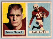 1957 Topps #62 Johnny Olszewski Chicago Cardinals