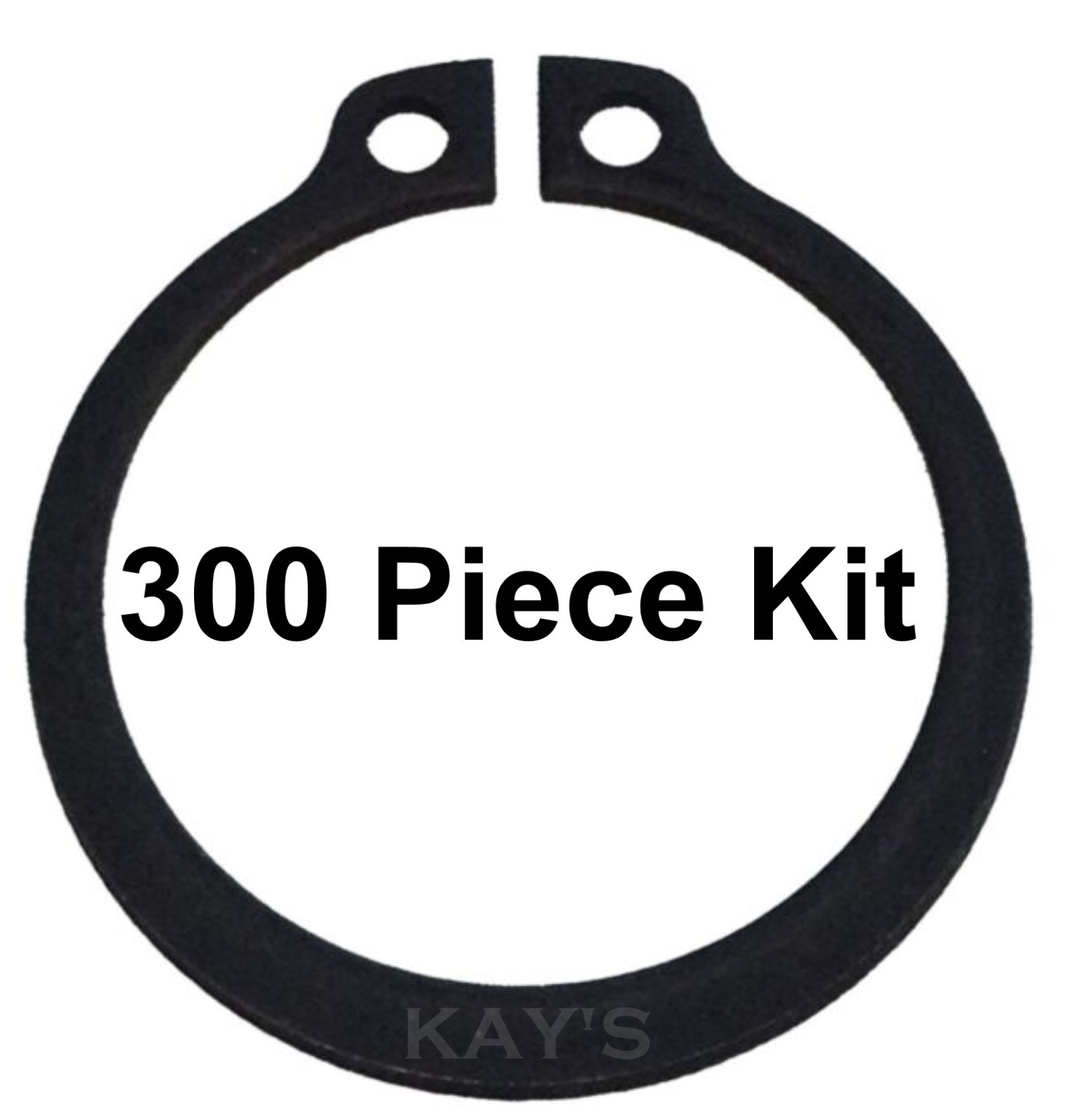 300 Piece Circlip Set External Retaining Circlips Cir Clip Snap Ring Assortment