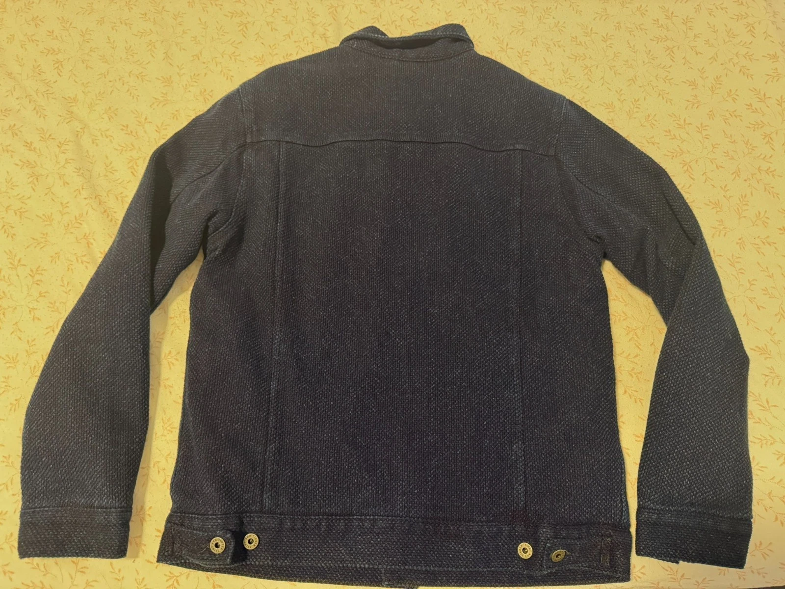 Flint and Tinder Sashiko Trucker Jacket Flannel Lined Large MIUSA Huckberry - product detail image 7