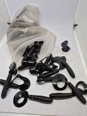 50 Stück Curly Tail Madenwurm Soft Jelly Angelköder Schwimmköder Jigkopf 65 mm 