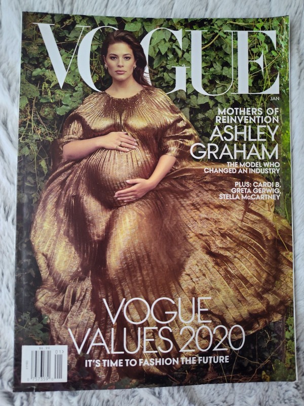VOGUE Magazine Ashley Graham JAN 2020 Issue VALUES