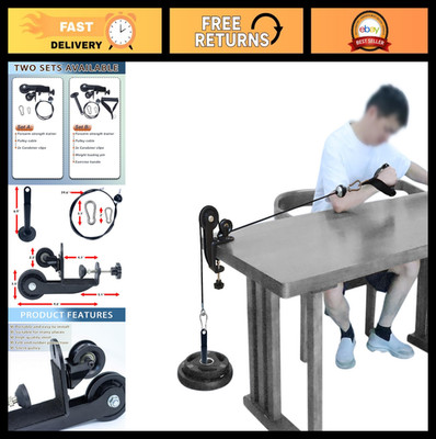 Adjustable Forearm Strengthener - Wrist Trainer for Arm Wrestling, Home Gym Pull