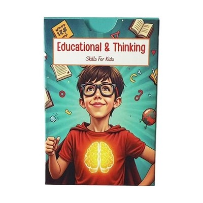 Transportable Educational Card Set for Family Tasks and Classroom Learning 5 12