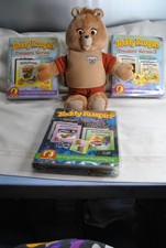 Vintage 2006 Teddy Ruxpin Talking Bear - 3 Books with Tapes, Works CUTE