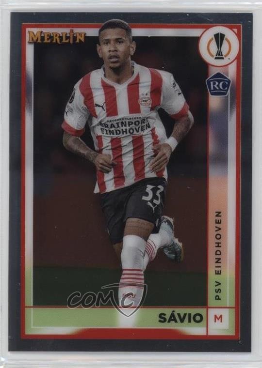 2022-23 Topps Merlin UEFA Club Competitions Savio #109 0ys9