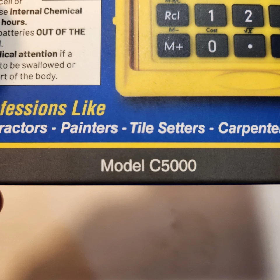 Victor Handheld Construction Materials Calculator with Protective Case C5000 New - Image 3 of 4