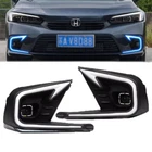 For 2022 2023 2024 Honda Civic Sedan Hatchback Driving LED DRL Lights Kit US