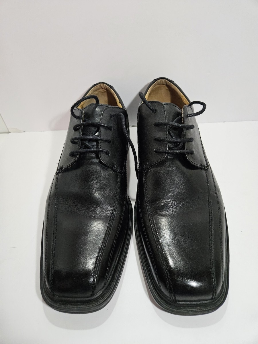 Men’s FLORSHEIM black leather lace up shoes 
sz 9 D Men main image 3