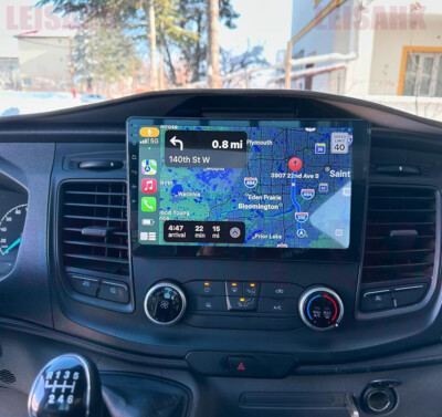 Car Stereo Radio For Ford Transit 150 250 350 Apple Carplay Android 14 GPS