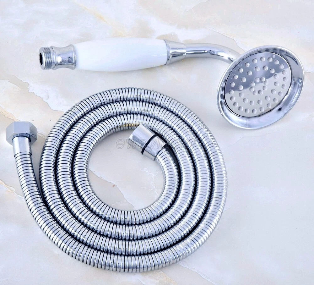 Polished Chrome Bathroom Shower Head Water Saving Hand Held Shower head+1.5 Hose
Opens in a new wind