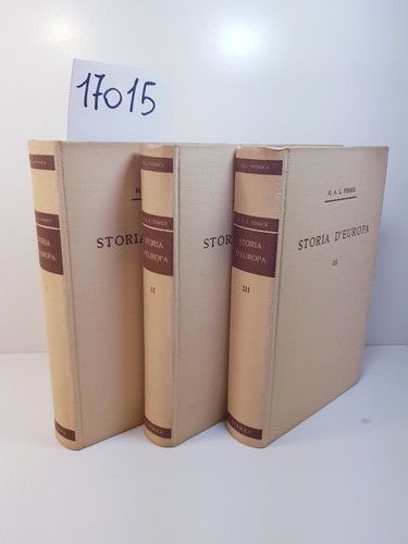 STORIA D'EUROPA - Fisher / Editori Laterza 3 volumi 1955 - Imagen 1 de 24