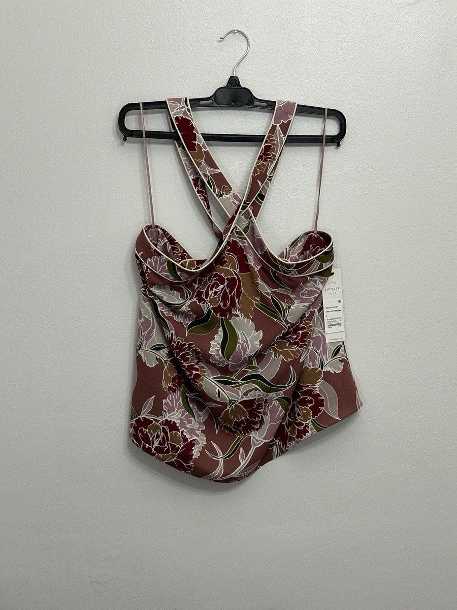 Cooper & Ella Helena Cross Top Dusty Pink Size L | eBay