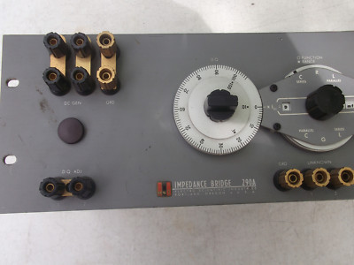 ESI 290A IMPEDANCE BRIDGE CLEAN/COMPLETE AS-IS UNTESTED 