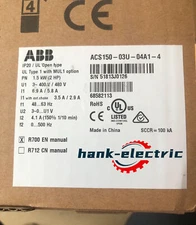 In Box New ABB ACS150-03U-04A1-4 Frequency Converter ACS150-03U-04A1-4