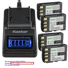 Kastar Battery LCD Quick Charger for BN-V408 BN-V438US  JVC CU-VH1 CU-VH1US