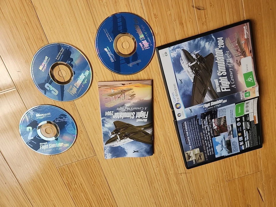 Microsoft Flight Sim 2004: A Century of Flight PC (missing disc 4)