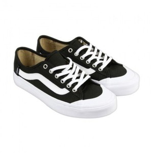vans negro con blanco mujer