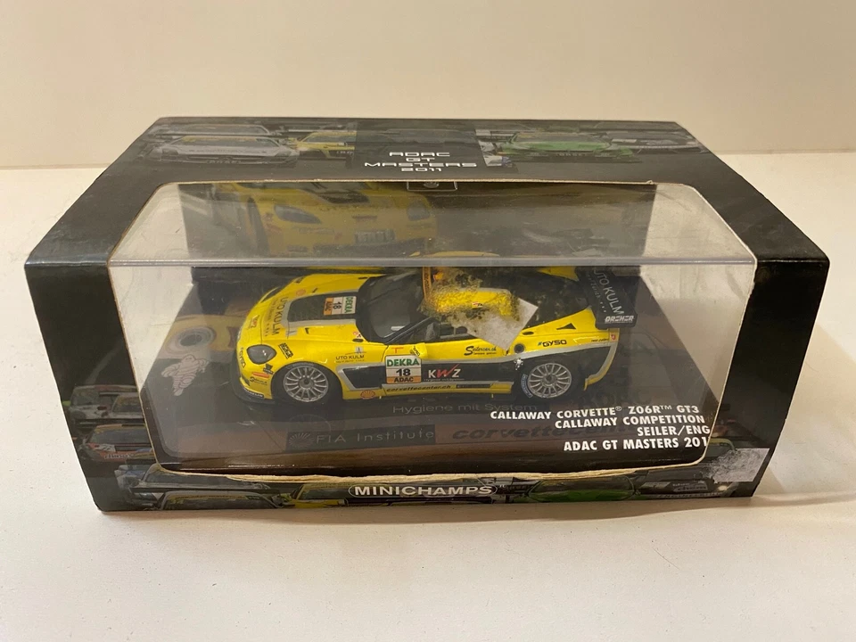 Callaway Chevrolet Corvette Z06R 1/43 1:43 Modell Modellauto Minichamps #18 GT - Bild 4 von 4