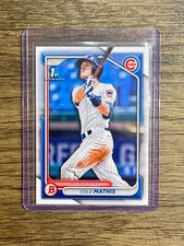2024 Bowman Draft COLE MATHIS 1ST BOWMAN #BD-81 Cubs RC