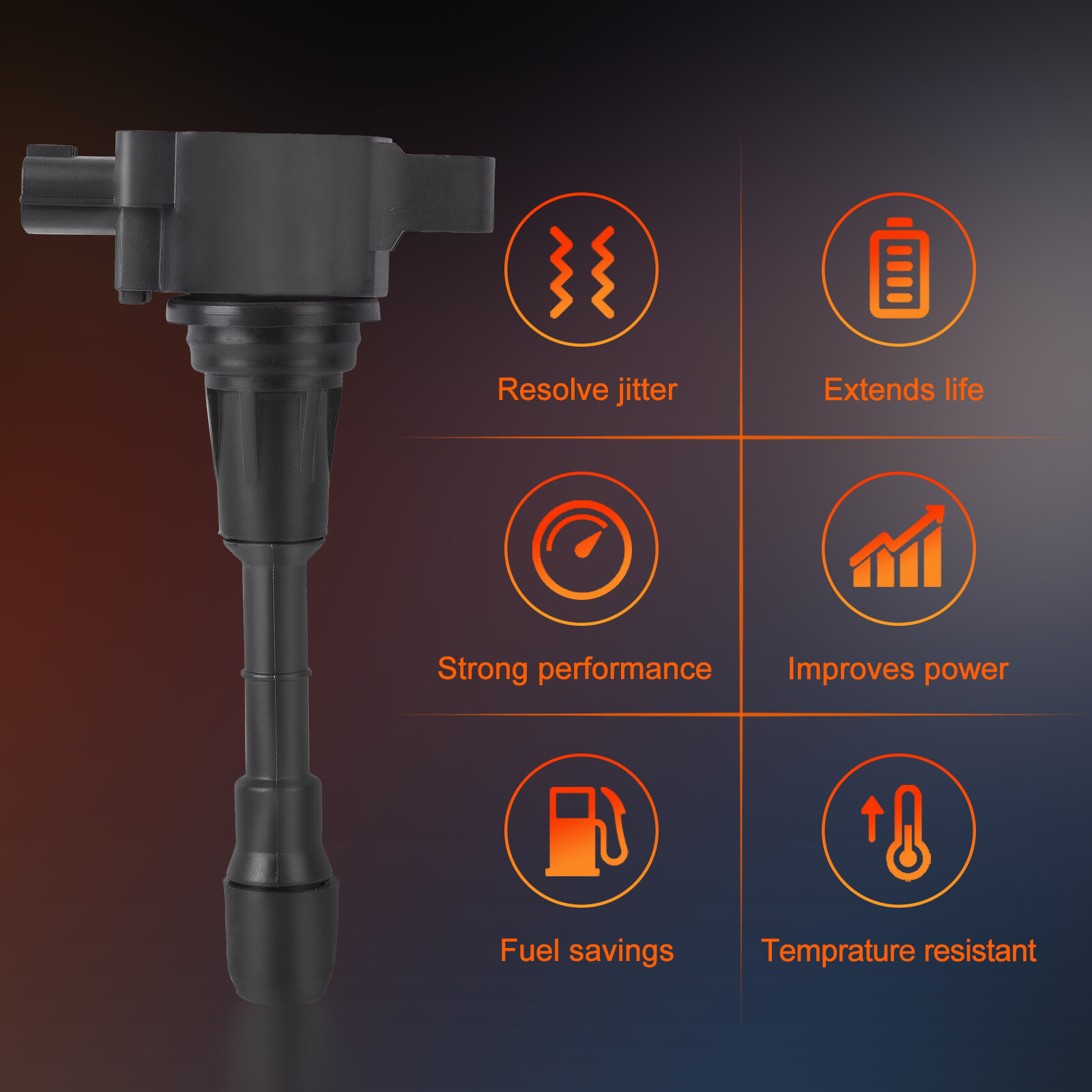 6 Ignition Coil Pack UF617 For Infiniti G37 M37 Q50 Q60 Q70 Nissan 370Z