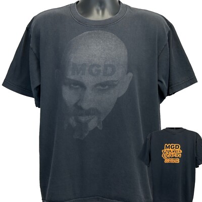 Vintage 90s MGD Halloween Miller Time T Shirt Beer Black Friday Unisex L Large
