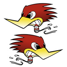 2 pegatinas 15 cm Horsepower EE. UU. Muscle Car Sticker Oldschool Tuning KULT Hotrod