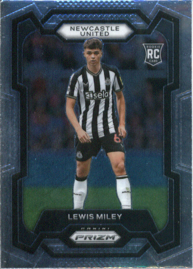 2023 Panini Prizm Premier League #72 Lewis Miley Newcastle United Rookie
