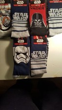 6 Pairs Disney Star Wars Socks Mens Darth Vader BB8 Novelty