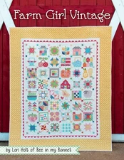 Farm Girl Vintage Loiri Holt Bee in My Bonnet Quilts Pillows Sampler Quilt