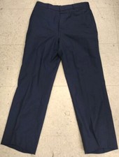 US Air Force DRESS 1620 BLUES SERVICE PANTS 33L Used Hemmed  See Pictures 