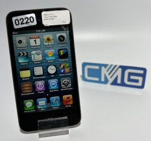 Apple iPod touch 4.Generation 4G 8GB (Displayriss,vgl. Fotos) 4th Gen IOS #0220